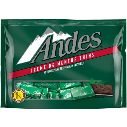 Andes Crème de Menthe, Gluten Free Mint Chocolate Candy, 8.5 oz